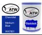 Preview: Chevrolet, Medium Blue, WA7901: 500ml Lackdose, von ATW Autoteile West.